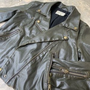 Current Elliott wax coated MOTO jacket